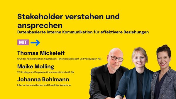 Thomas Mickeleit, Maike Molling & Johanna Bohlmann: Stakeholder verstehen | VOICES Berlin 2024