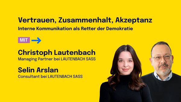 Christoph Lautenbach & Selin Arslan: Vertrauen, Zusammenhalt, Akzeptanz  | VOICES Berlin 2024