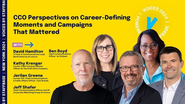 CCO Perspectives on Career-Defining Moments and Campaigns That Mattered | VOICES Virtual 2024
