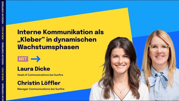 Laura Dicke & Christin Löffler: IK als „Kleber” in dynamischen Wachstumsphasen | VOICES Berlin 2023