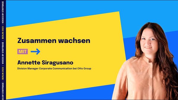 Annette Siragusano: Zusammen wachsen | VOICES Berlin 2023
