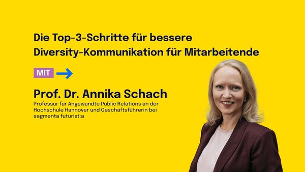 Prof. Dr. Annika Schach: 3 Schritte für bessere Diversity-Kommunikation | VOICES Berlin 2024