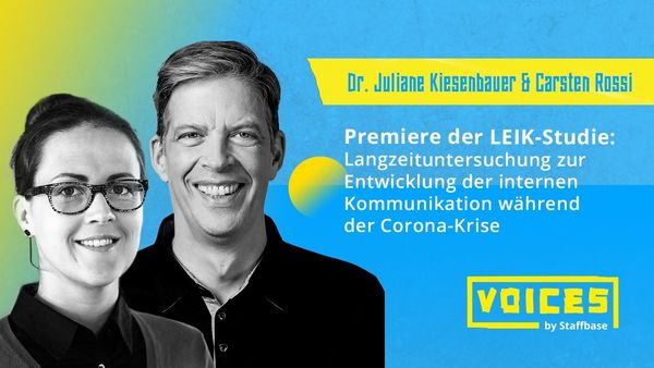 Dr. J. Kiesenbauer & Carsten Rossi: Langzeituntersuchung zur Entwicklung der IK in der Corona-Krise